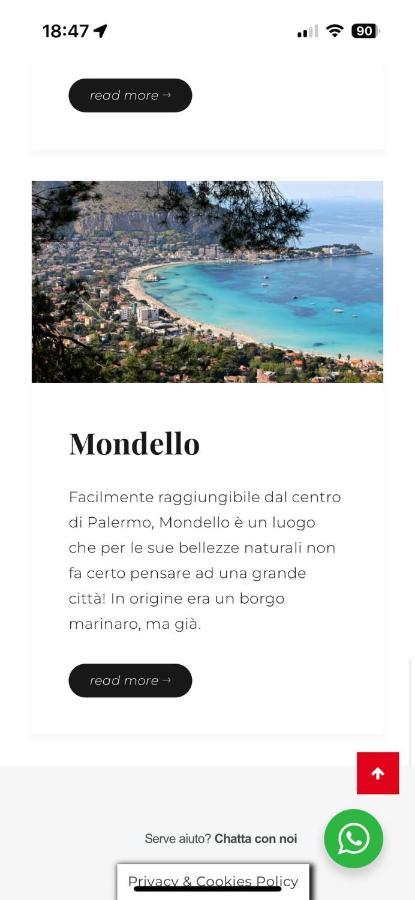 Apartamento Casa Vacanze La Rocca 2 Palermo Exterior foto